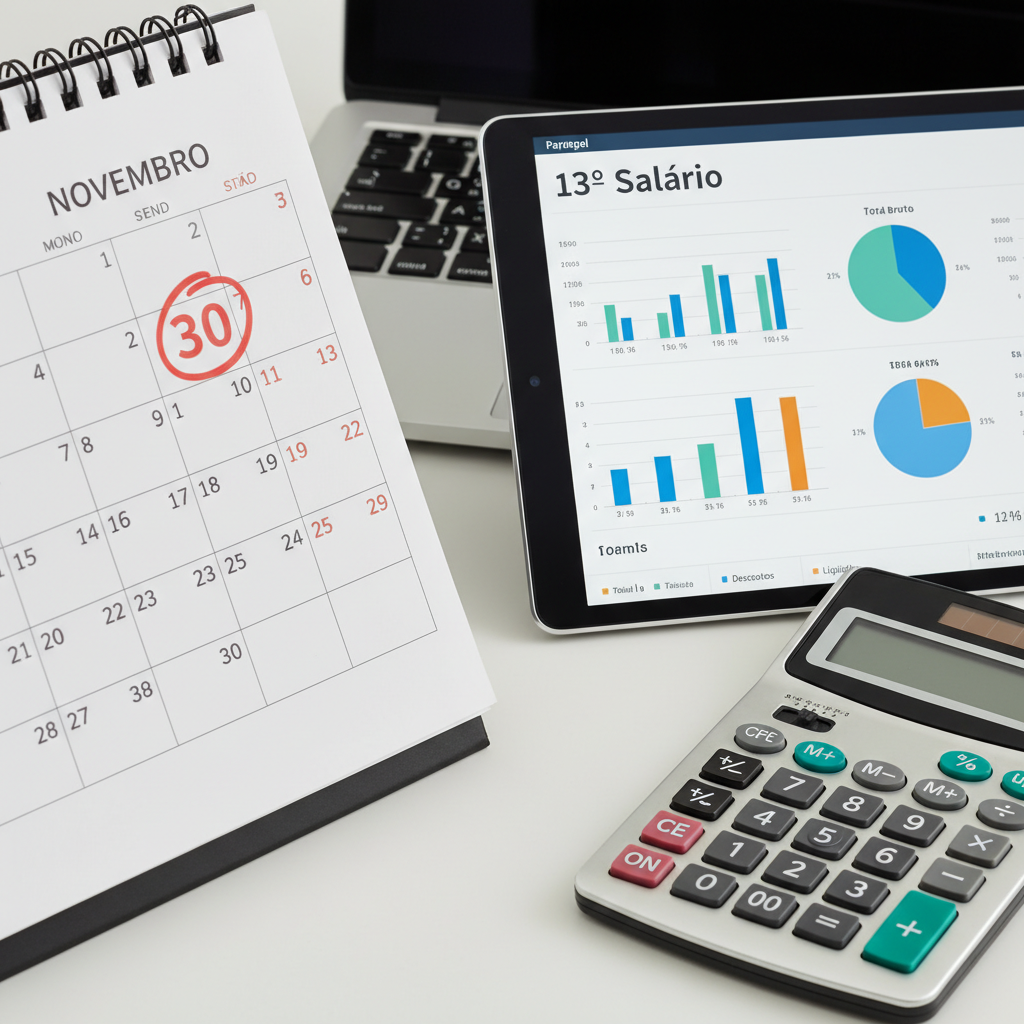 Primeira Parcela 13º Salário, fique atento com os prazos.